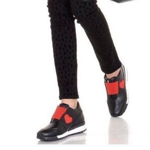 Love Moschino Red Heart Sneakers size 8